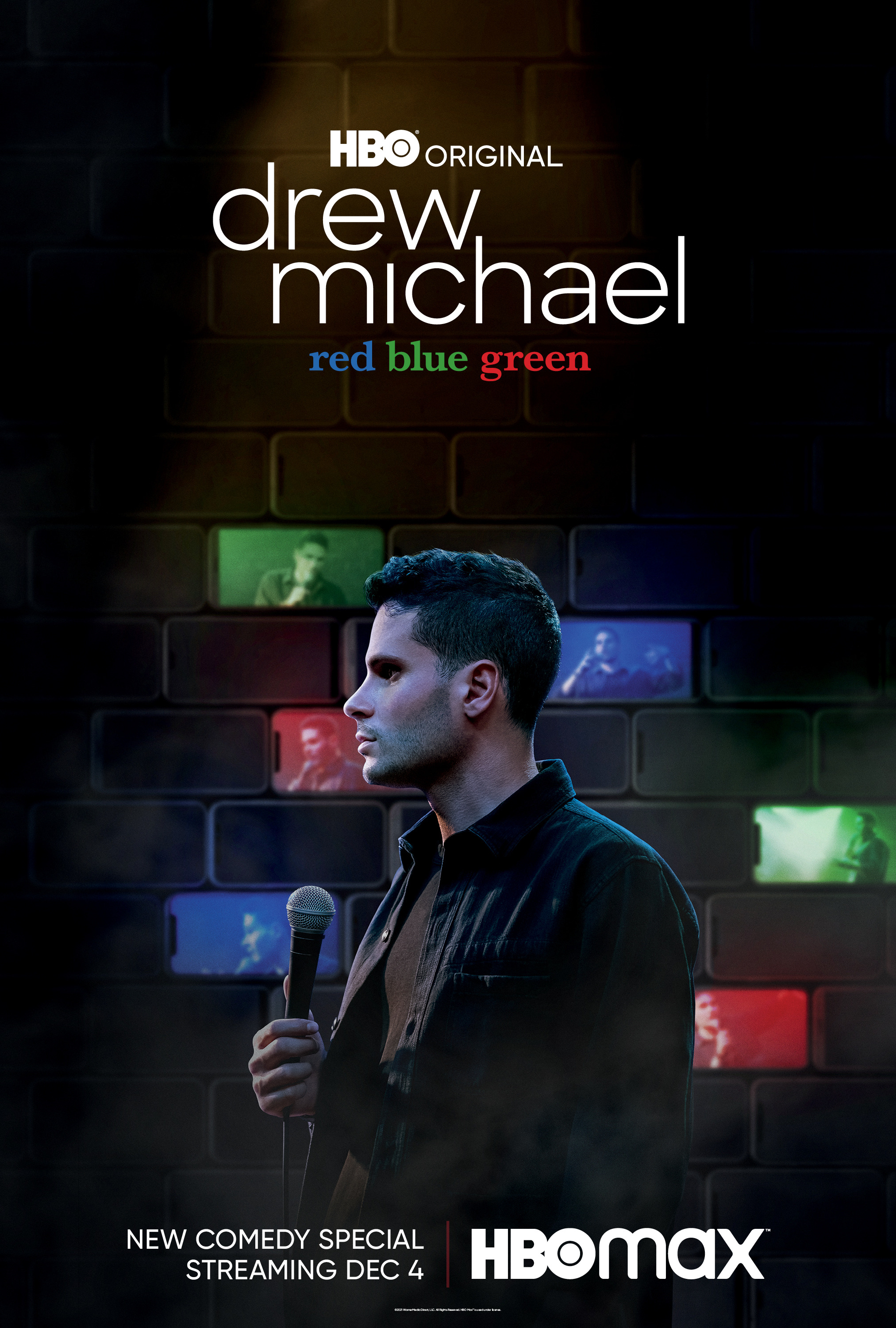 Mega Sized Movie Poster Image for Drew Michael: Red Blue Green 