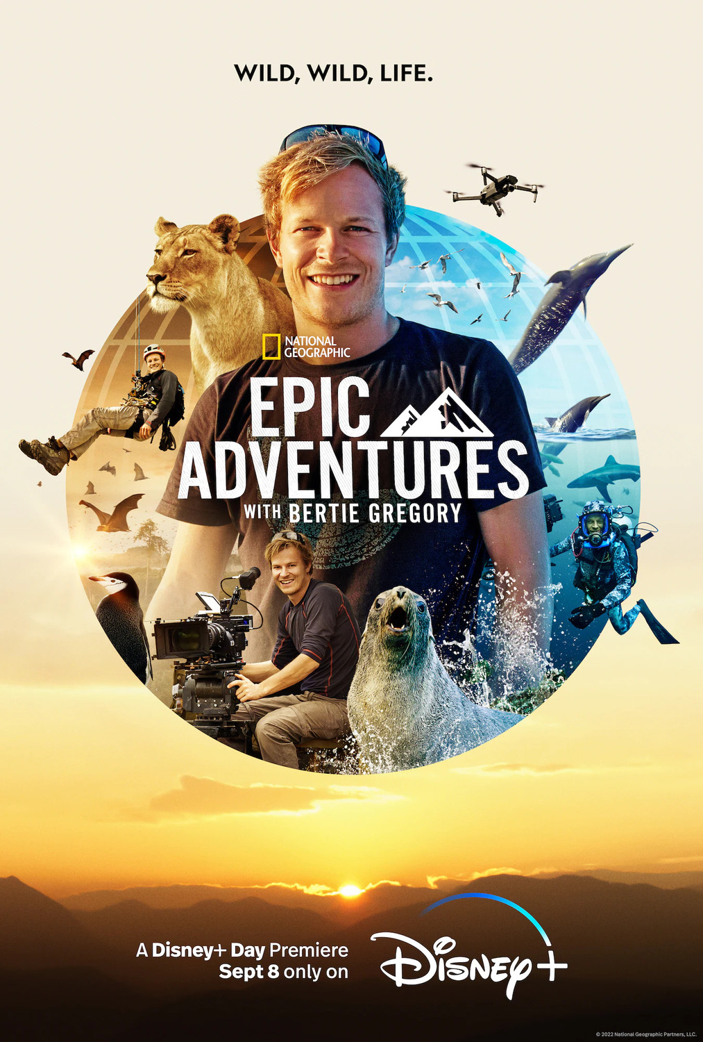 Extra Large TV Poster Image for Epic Adventures with Bertie Gregory 