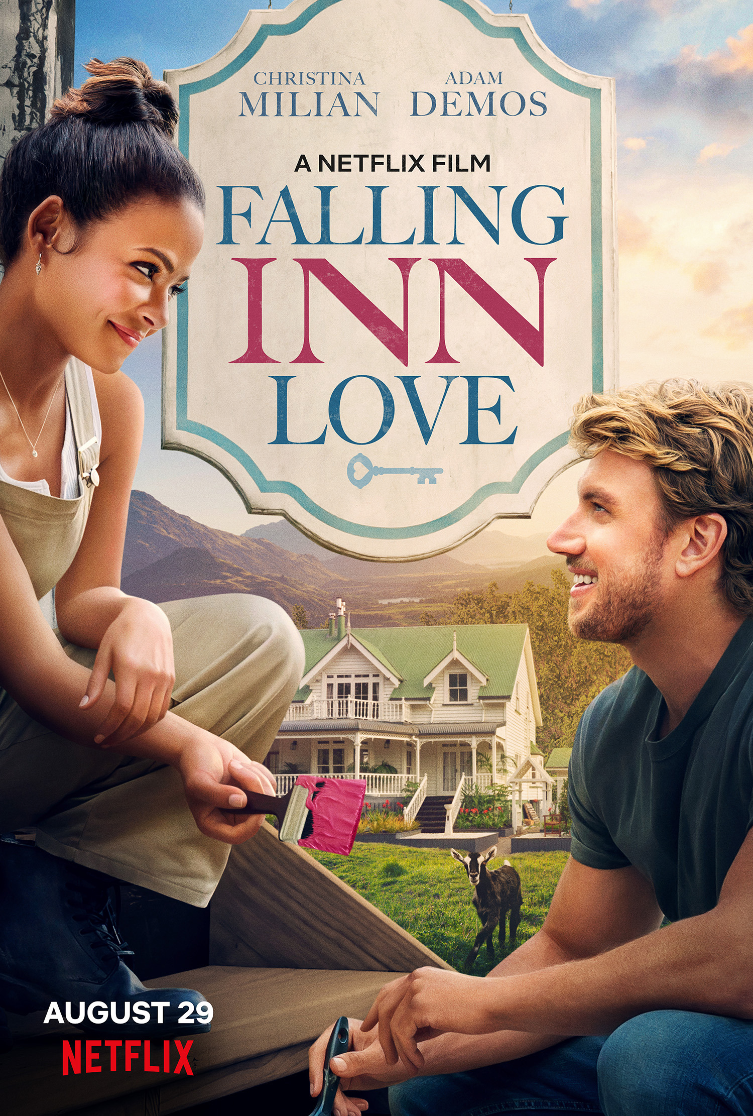 Mega Sized TV Poster Image for Falling Inn Love 