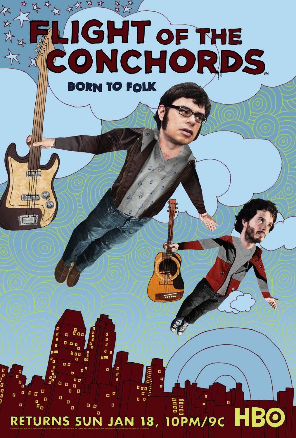 Extra Large TV Poster Image for The Flight of the Conchords (#3 of 3)