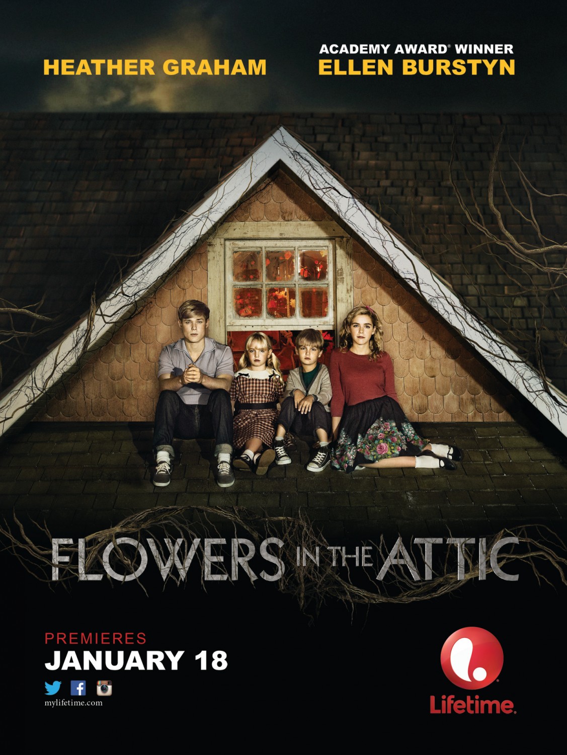 Extra Large TV Poster Image for Flowers in the Attic 
