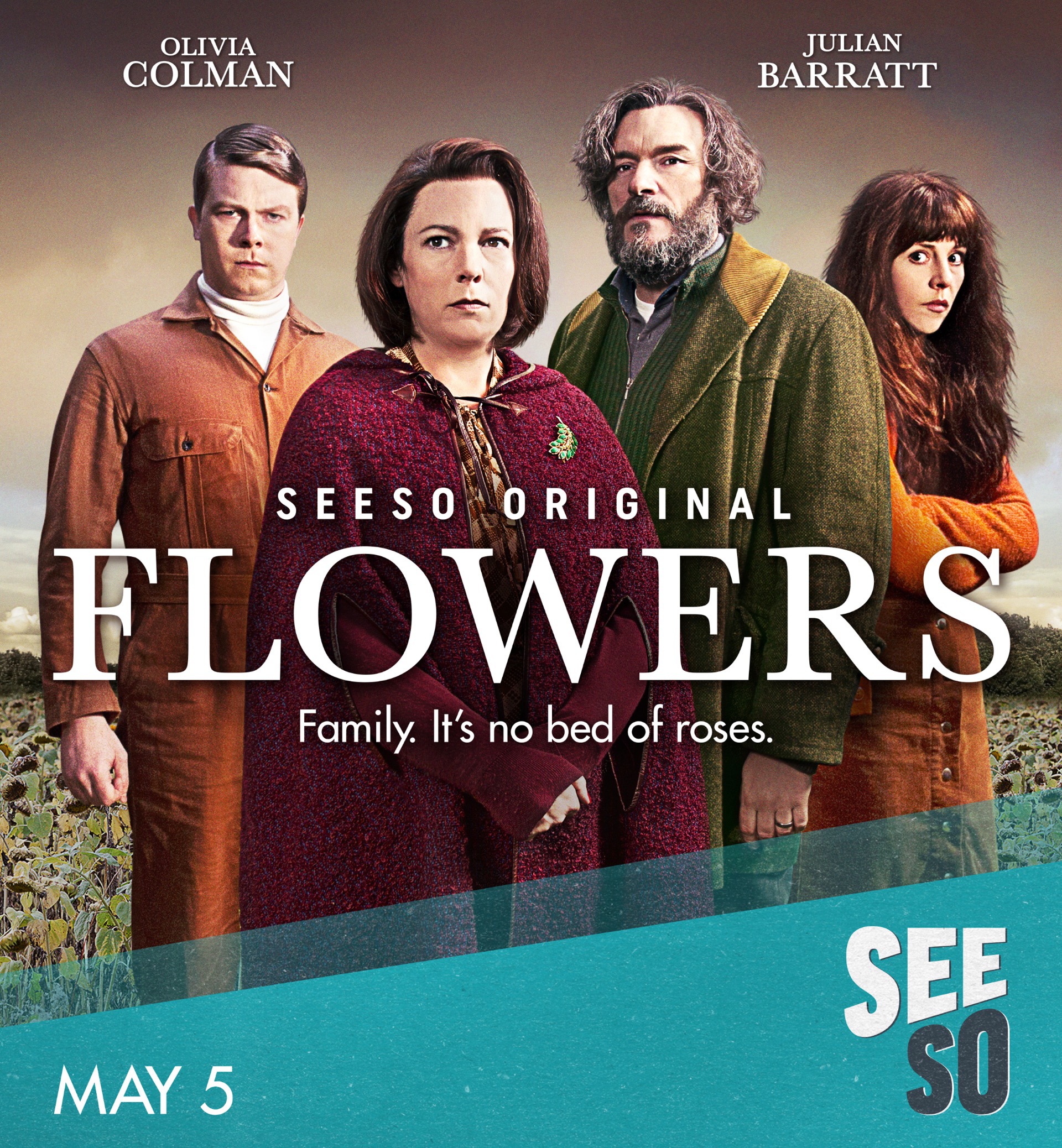 Mega Sized TV Poster Image for Flowers 