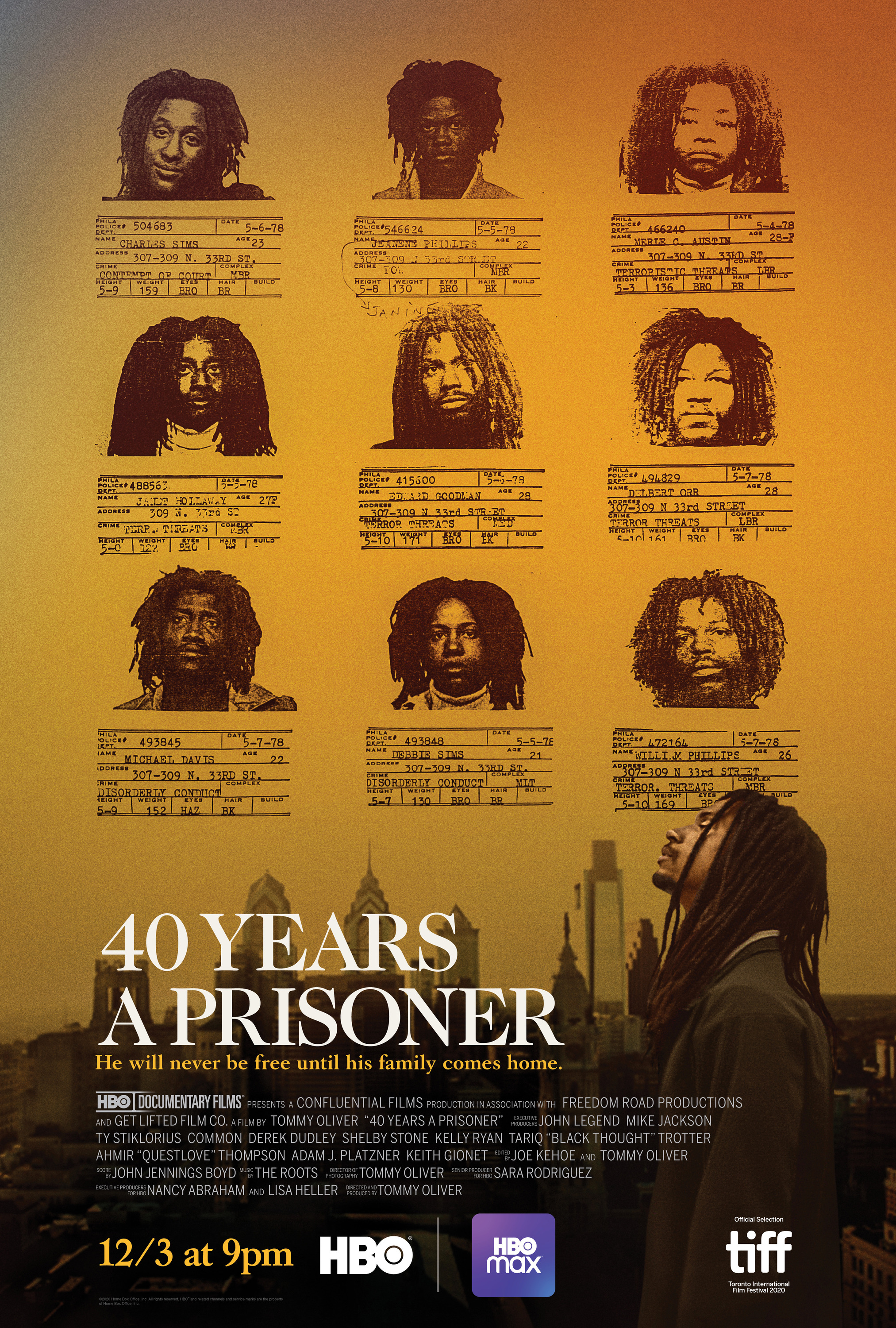 Mega Sized Movie Poster Image for 40 Years a Prisoner 