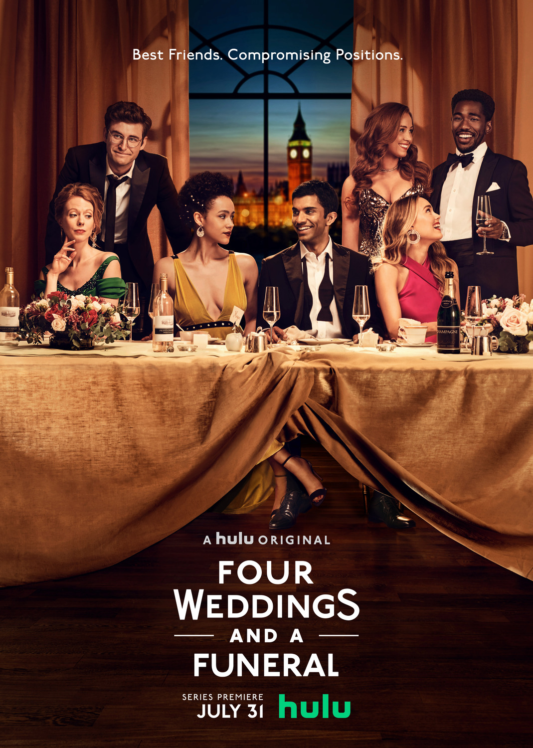 Extra Large TV Poster Image for Four Weddings and a Funeral 