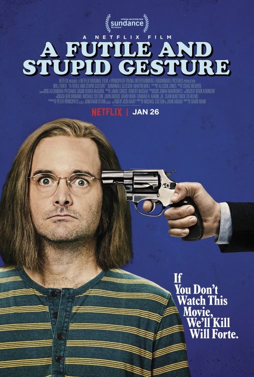 A Futile & Stupid Gesture Movie Poster