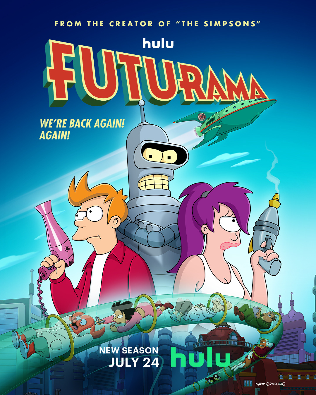 Extra Large TV Poster Image for Futurama (#4 of 7)