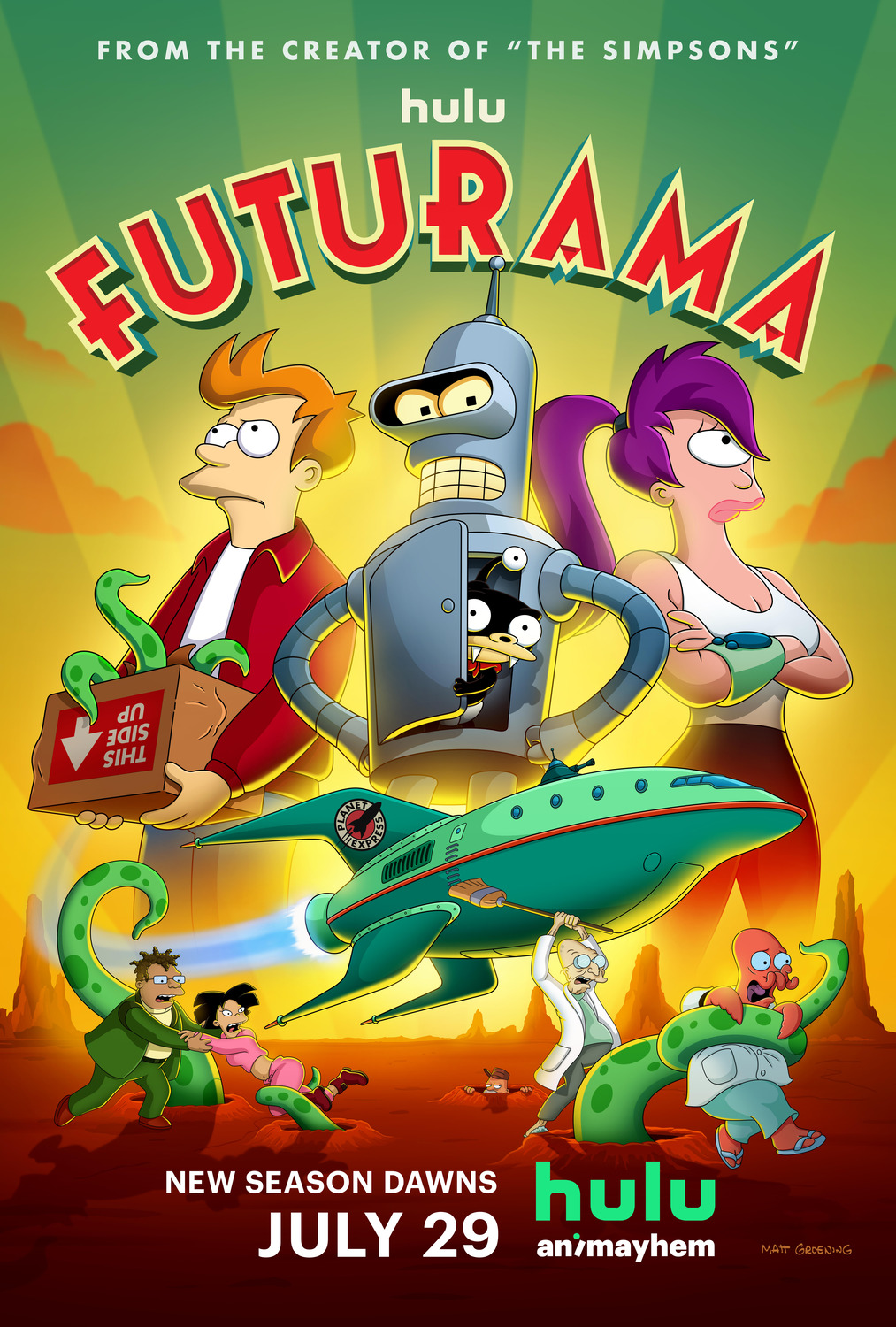 Extra Large TV Poster Image for Futurama (#6 of 7)