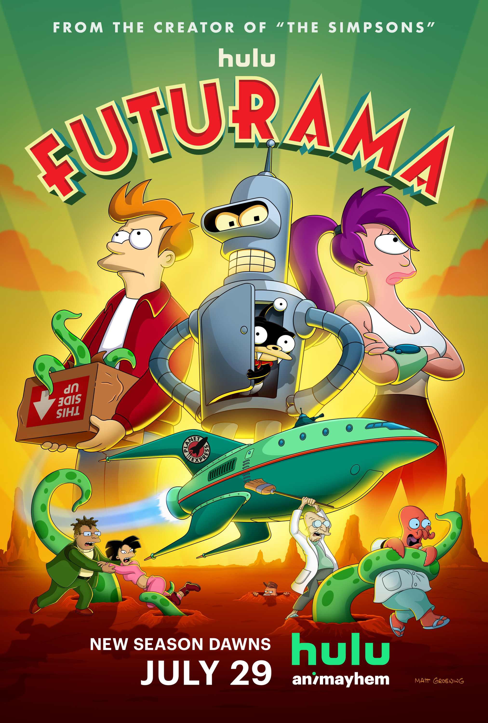 Mega Sized TV Poster Image for Futurama (#6 of 7)
