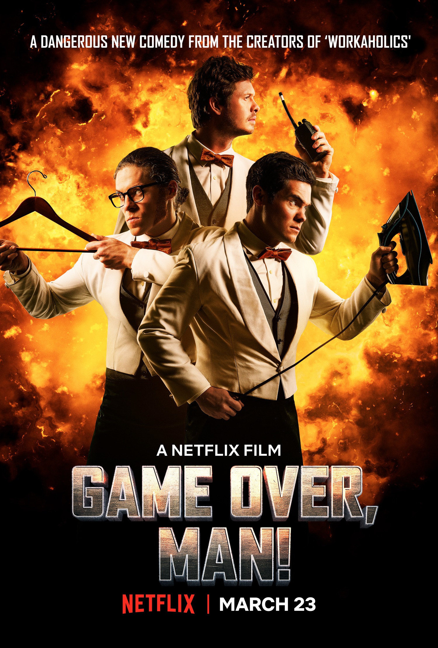 Mega Sized TV Poster Image for Game Over, Man! 