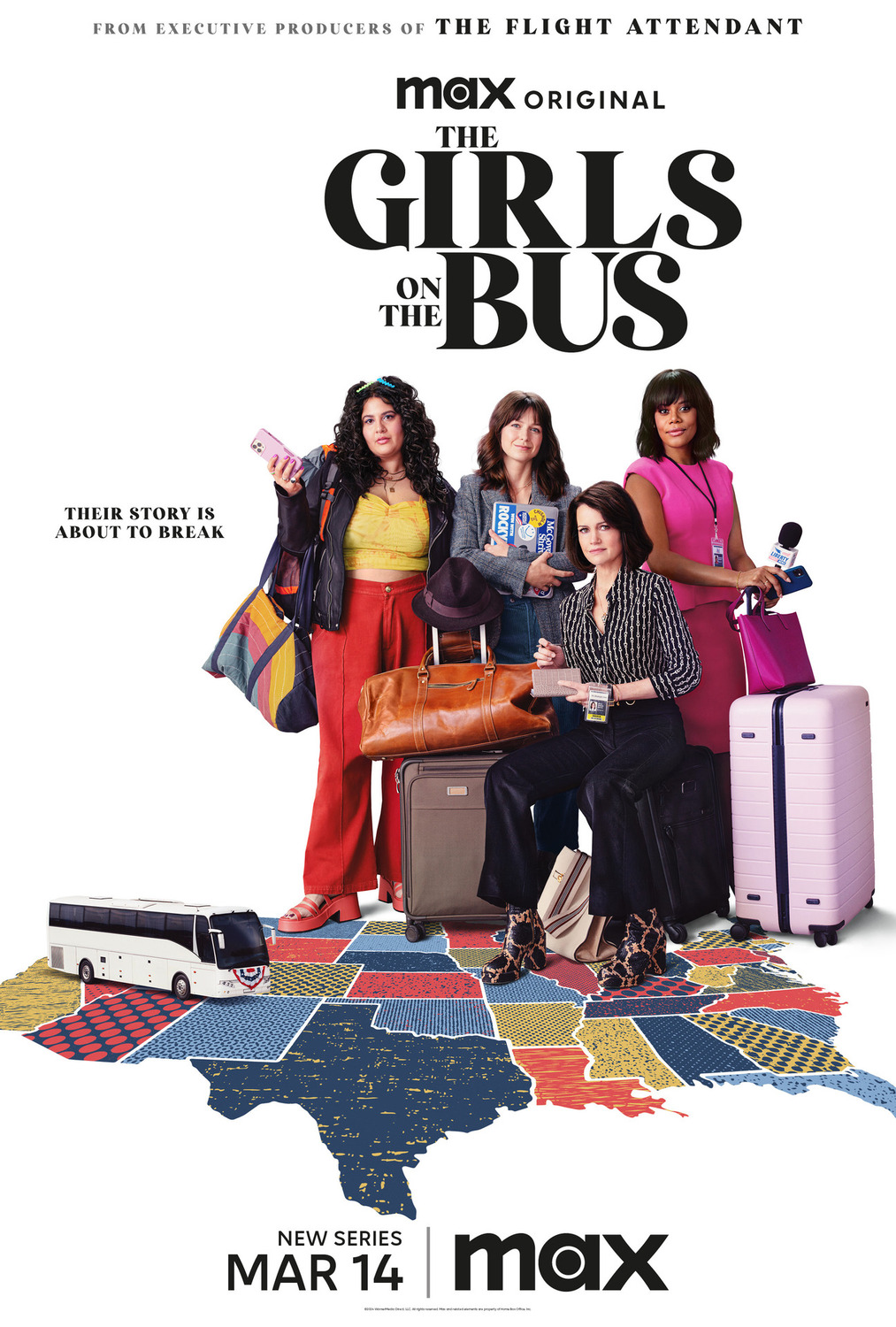 Extra Large TV Poster Image for The Girls on the Bus (#1 of 2)