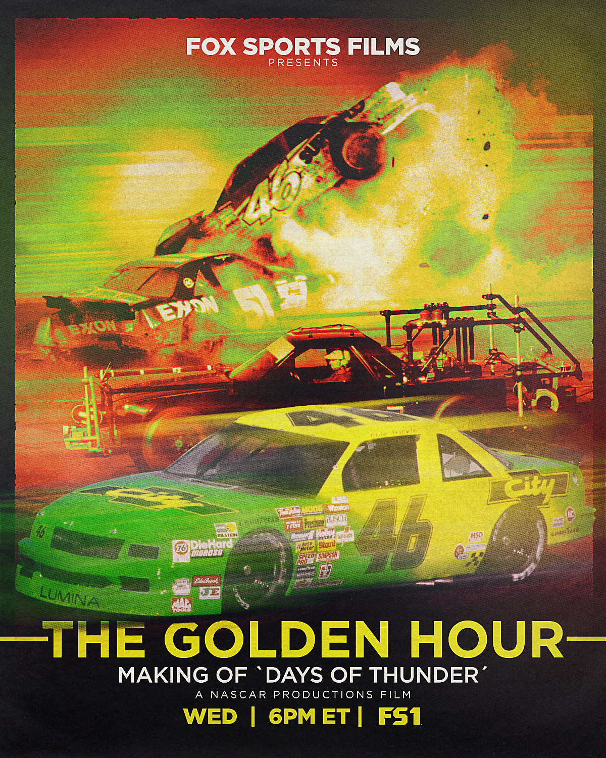 Extra Large TV Poster Image for The Golden Hour: Making of 'Days of Thunder' 
