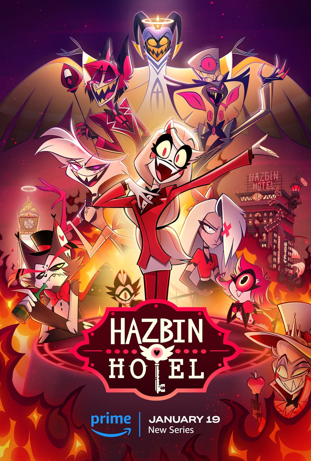 Extra Large TV Poster Image for Hazbin Hotel (#2 of 2)