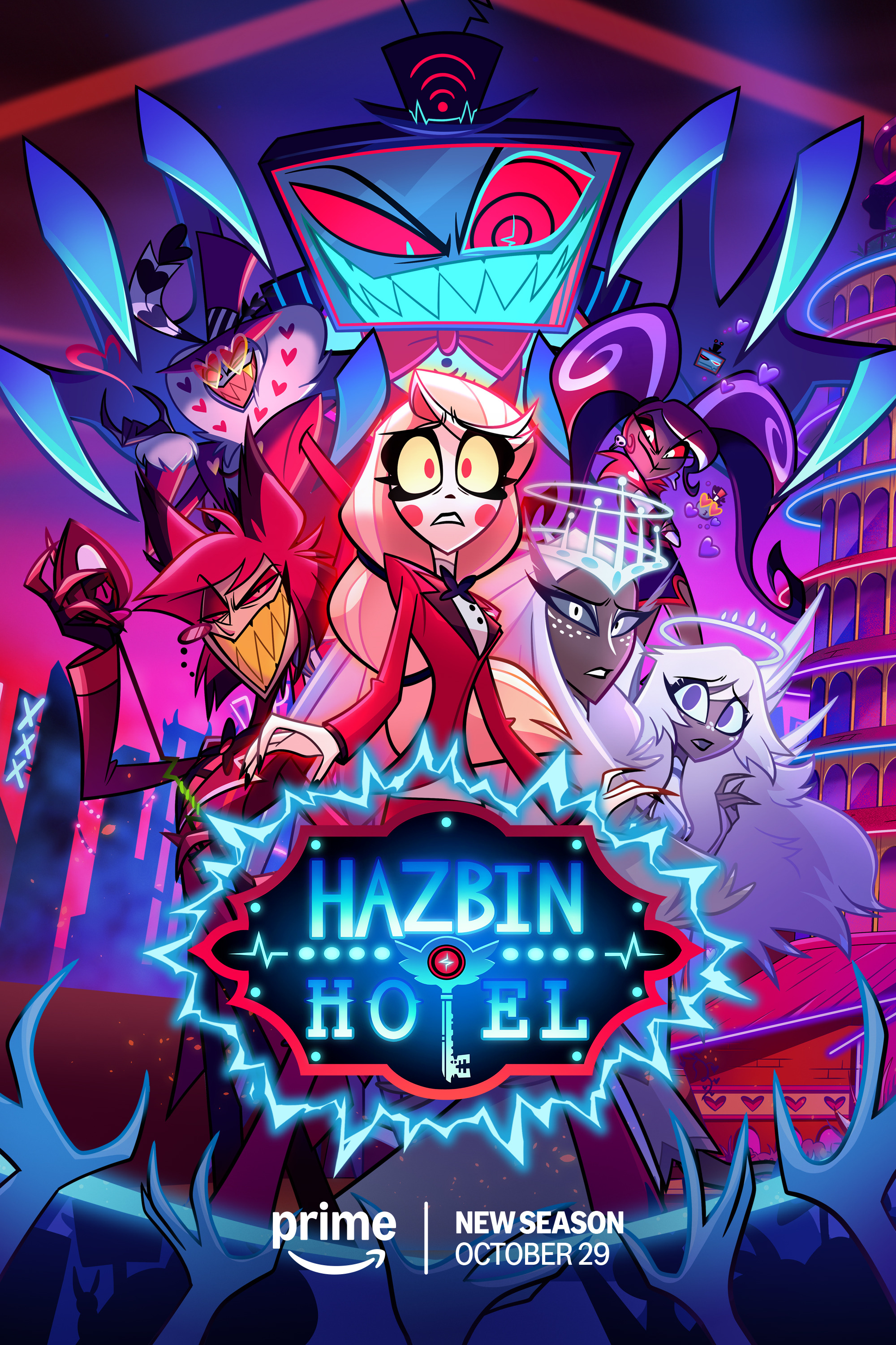 Mega Sized TV Poster Image for Hazbin Hotel (#3 of 3)