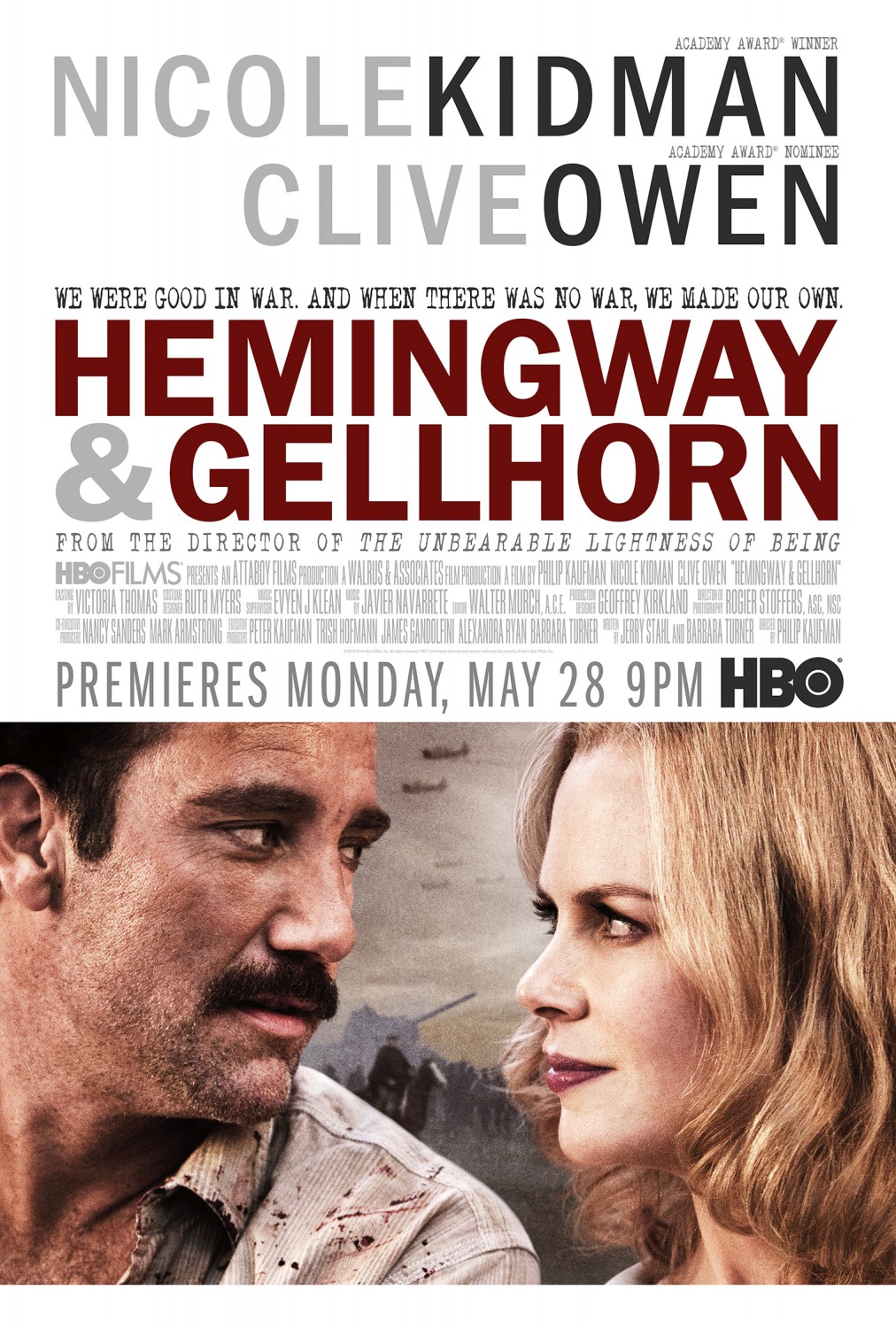 Extra Large TV Poster Image for Hemingway & Gellhorn (#2 of 2)