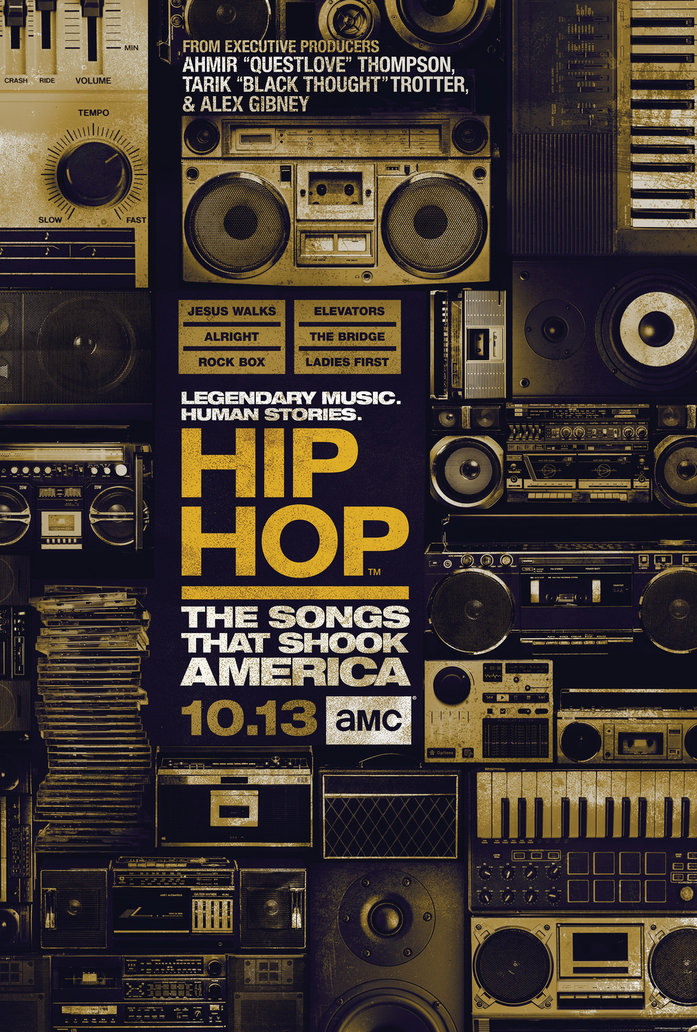Extra Large TV Poster Image for Hip Hop: The Songs That Shook America (#1 of 8)