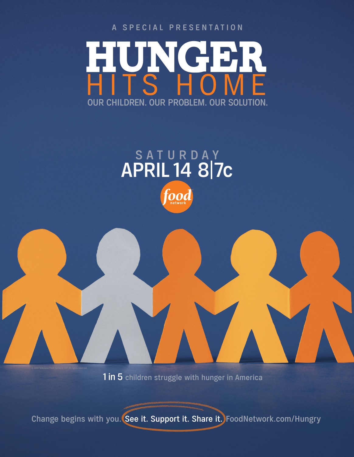 Extra Large TV Poster Image for Hunger Hits Home 