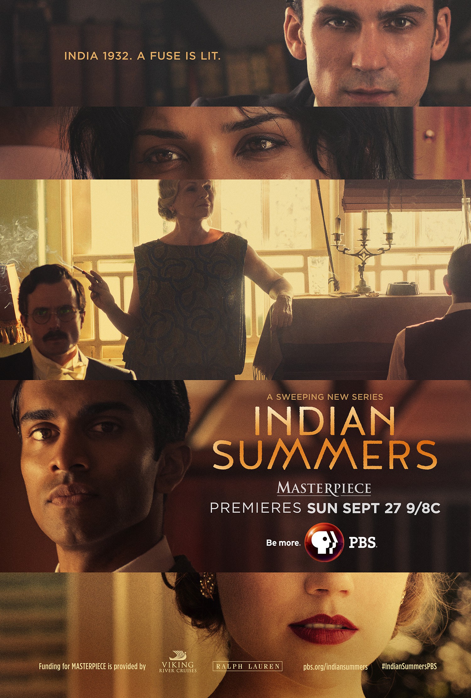 Mega Sized TV Poster Image for Indian Summers 