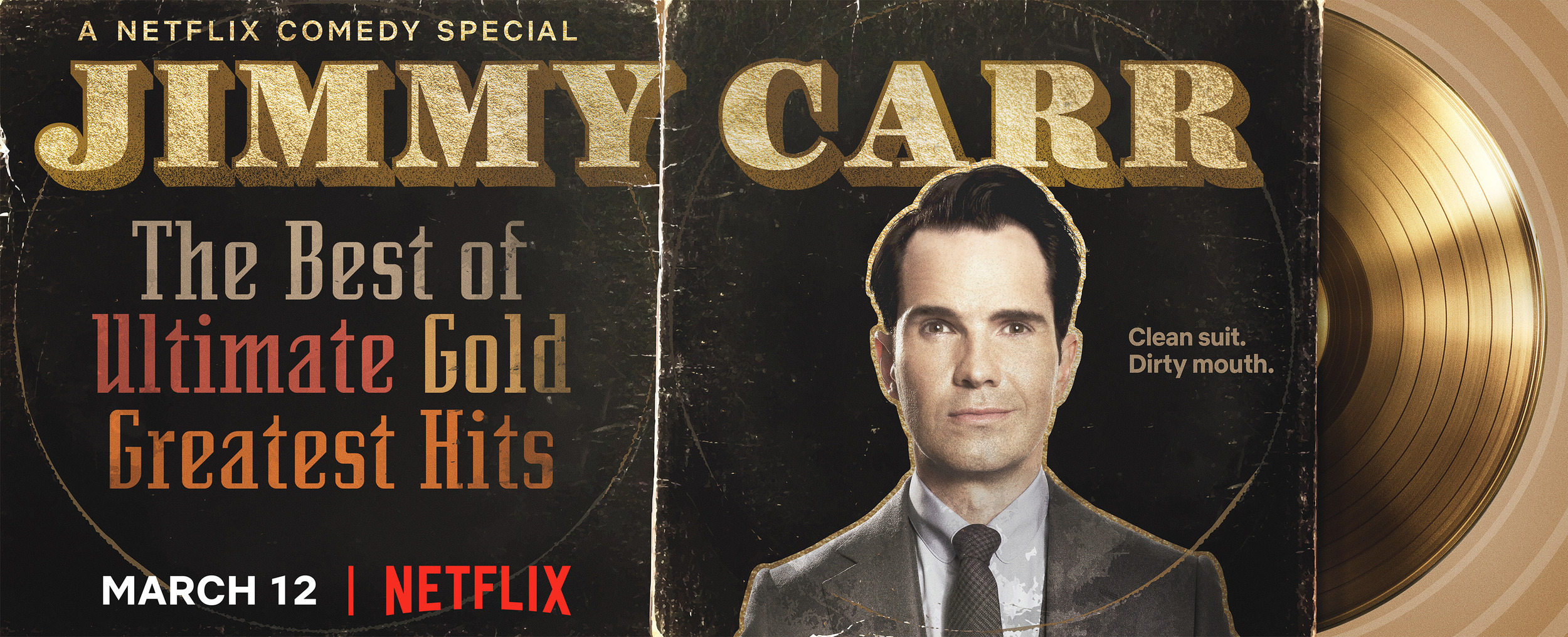 Mega Sized TV Poster Image for Jimmy Carr: The Best of Ultimate Gold Greatest Hits 