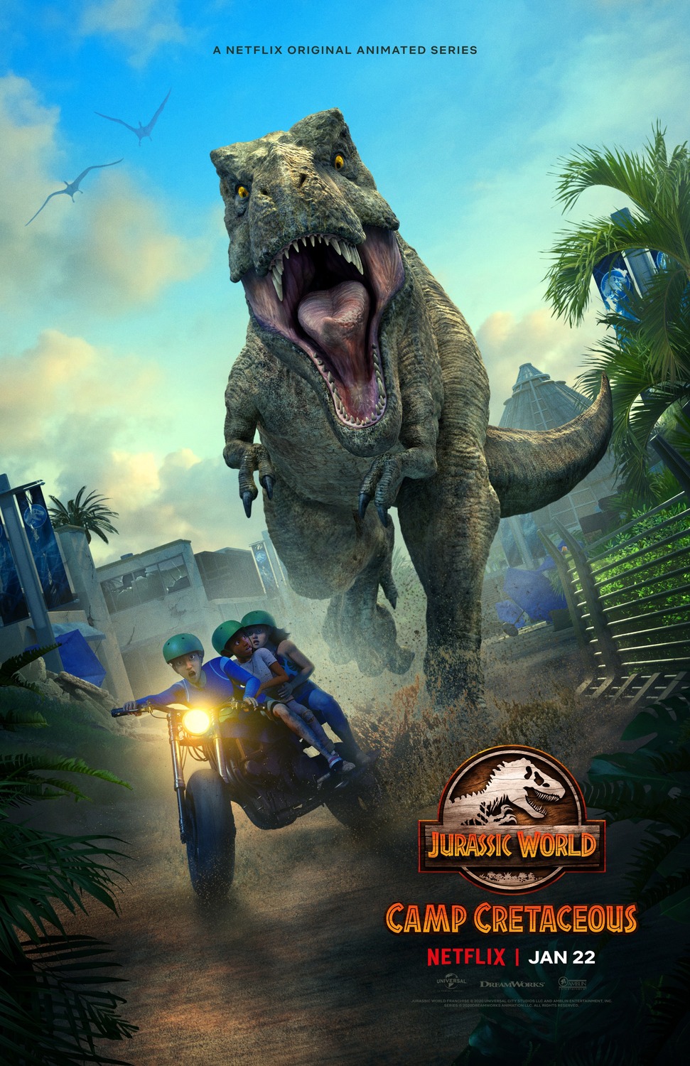 Jurassic World Camp Cretaceous Saison 4 Jurassic World: Camp Cretaceous (#4 of 4): Extra Large Movie Poster