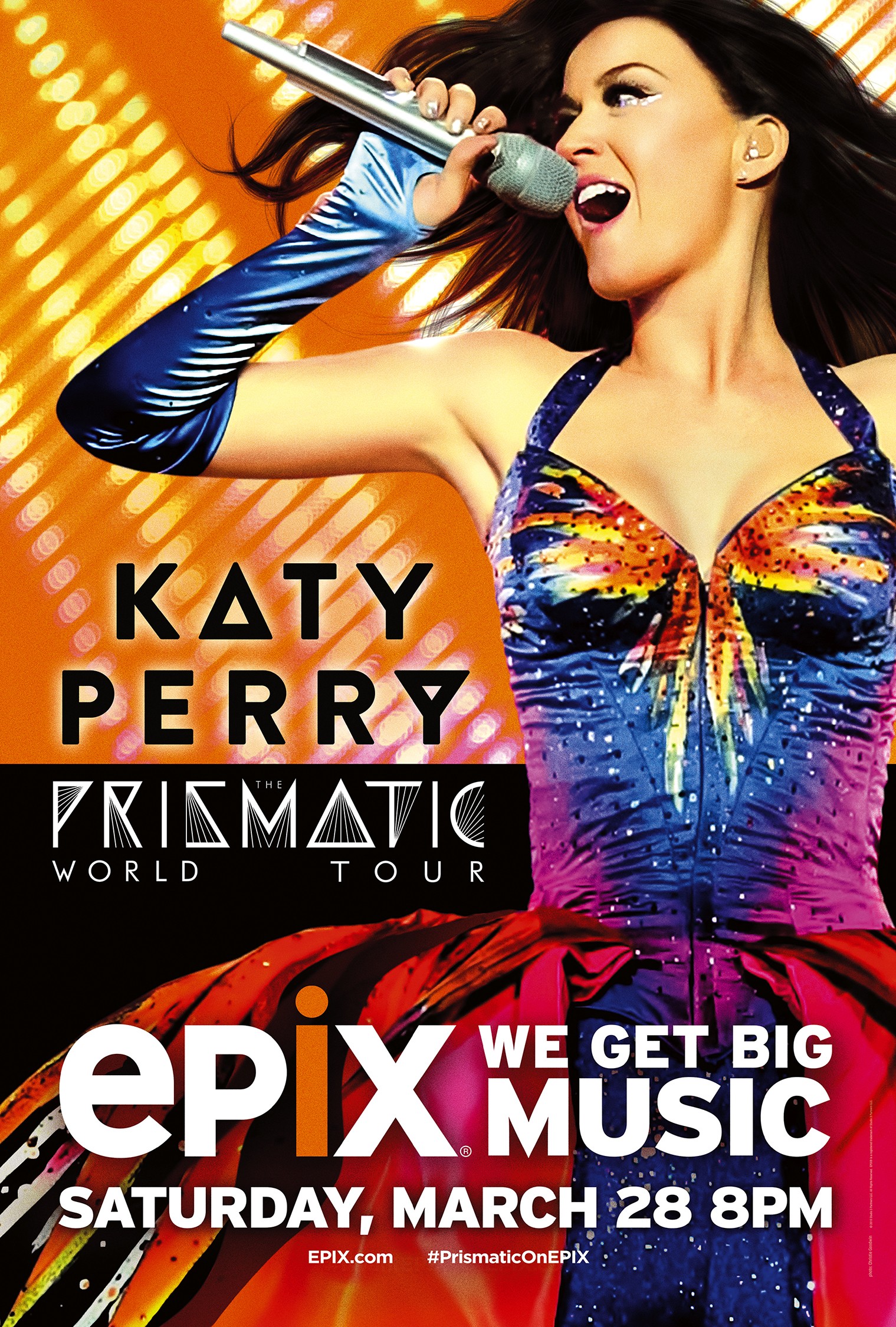 Mega Sized TV Poster Image for Katy Perry: The Prismatic World Tour (#2 of 2)