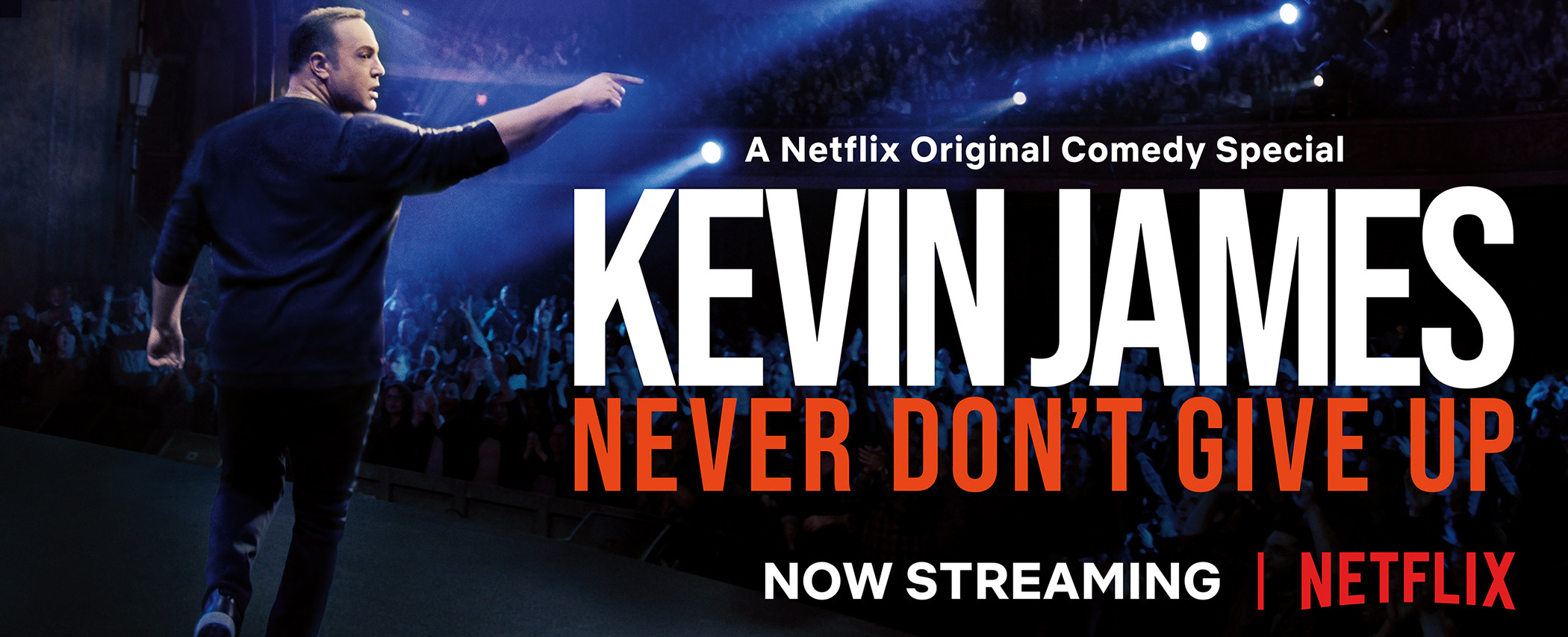Mega Sized TV Poster Image for Kevin James: Never Don't Give Up 