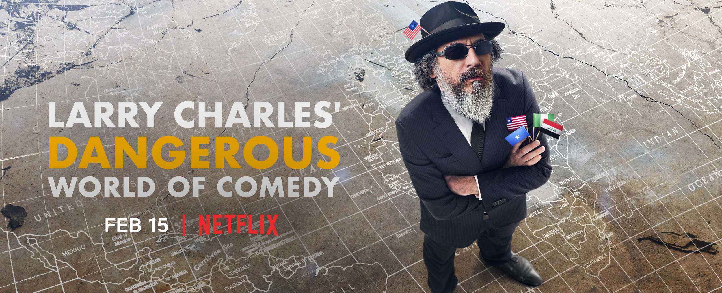 Mega Sized TV Poster Image for Larry Charles' Dangerous World of Comedy 
