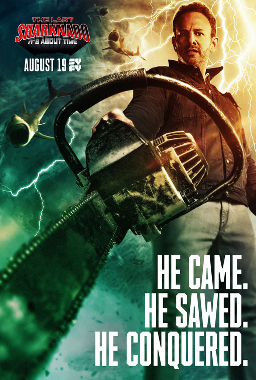 The Last Sharknado It's About Time TV Poster (2 of 5) IMP Awards The Last Sharknado It's About Time TV Poster (2 of 5) IMP Awards