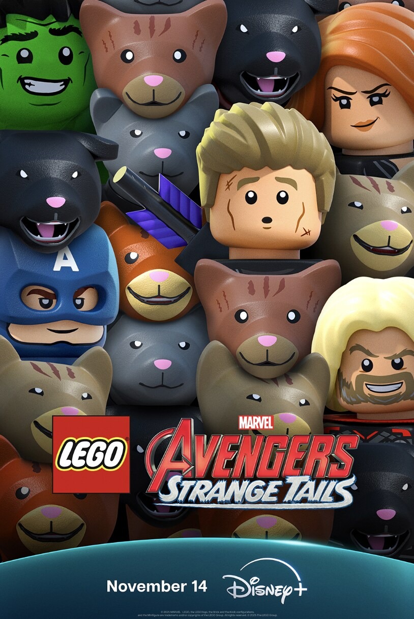 Extra Large TV Poster Image for Lego Marvel Avengers: Strange Tails (#1 of 2)