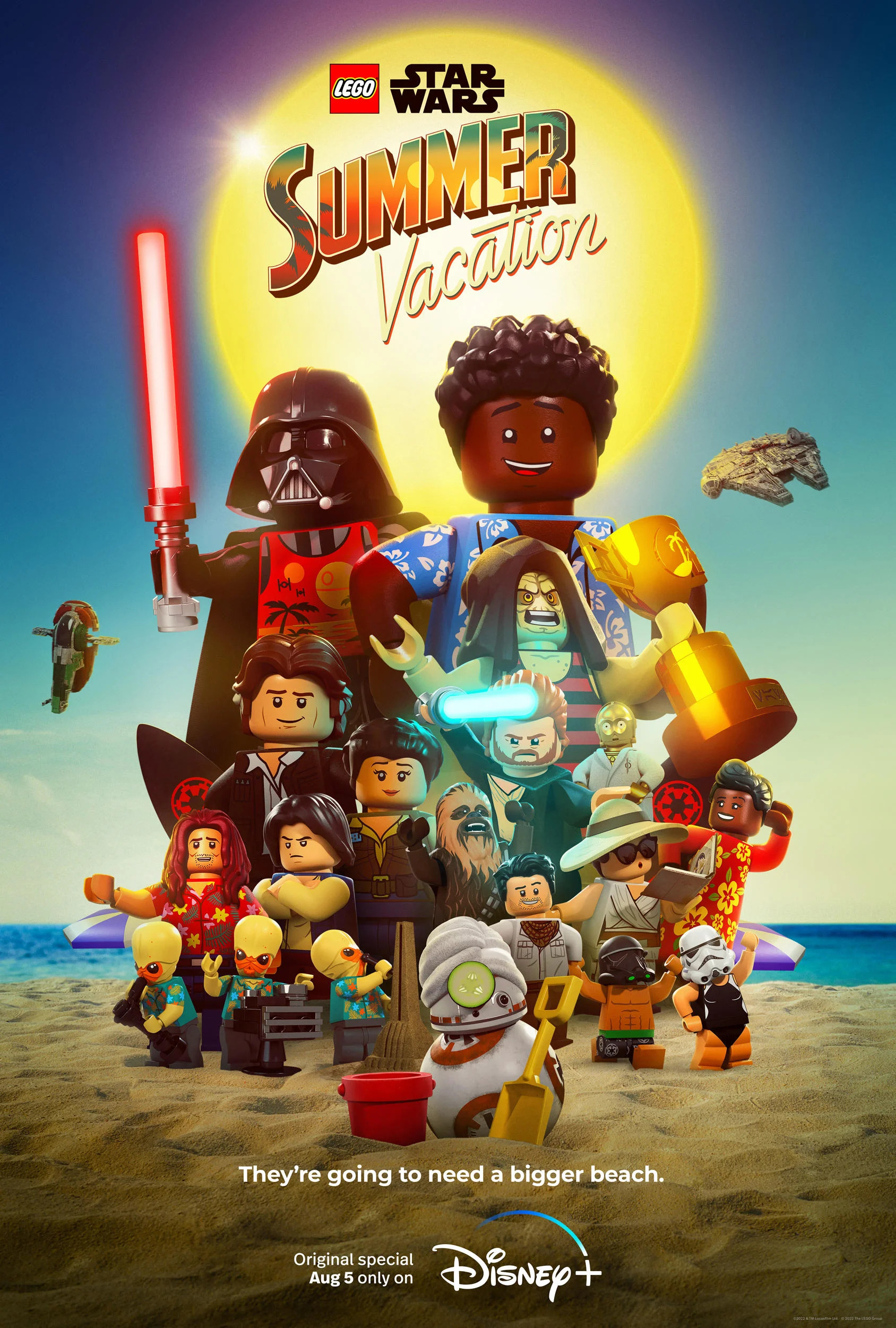 Mega Sized Movie Poster Image for Lego Star Wars Summer Vacation (#2 of 5)