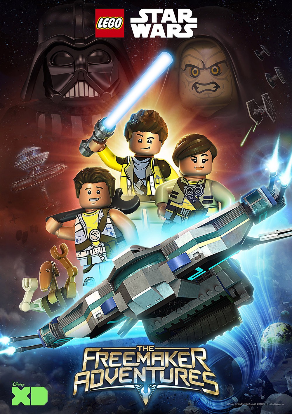 Extra Large TV Poster Image for Lego Star Wars: The Freemaker Adventures 