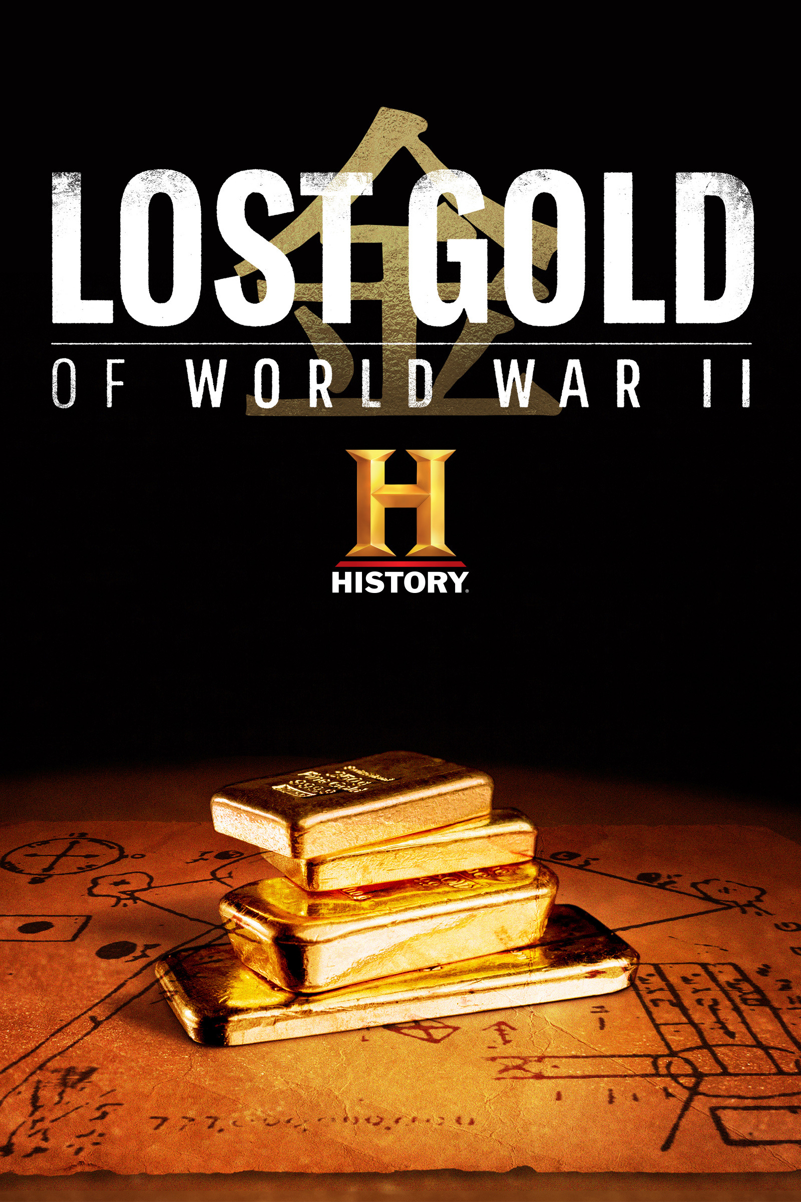 Mega Sized TV Poster Image for Lost Gold of WW2 