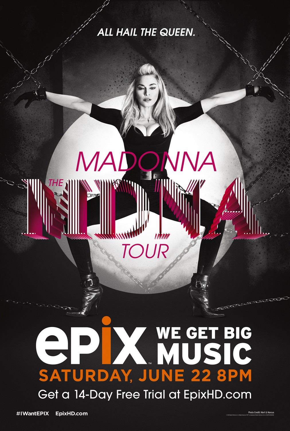 Extra Large TV Poster Image for Madonna: The MDNA Tour 
