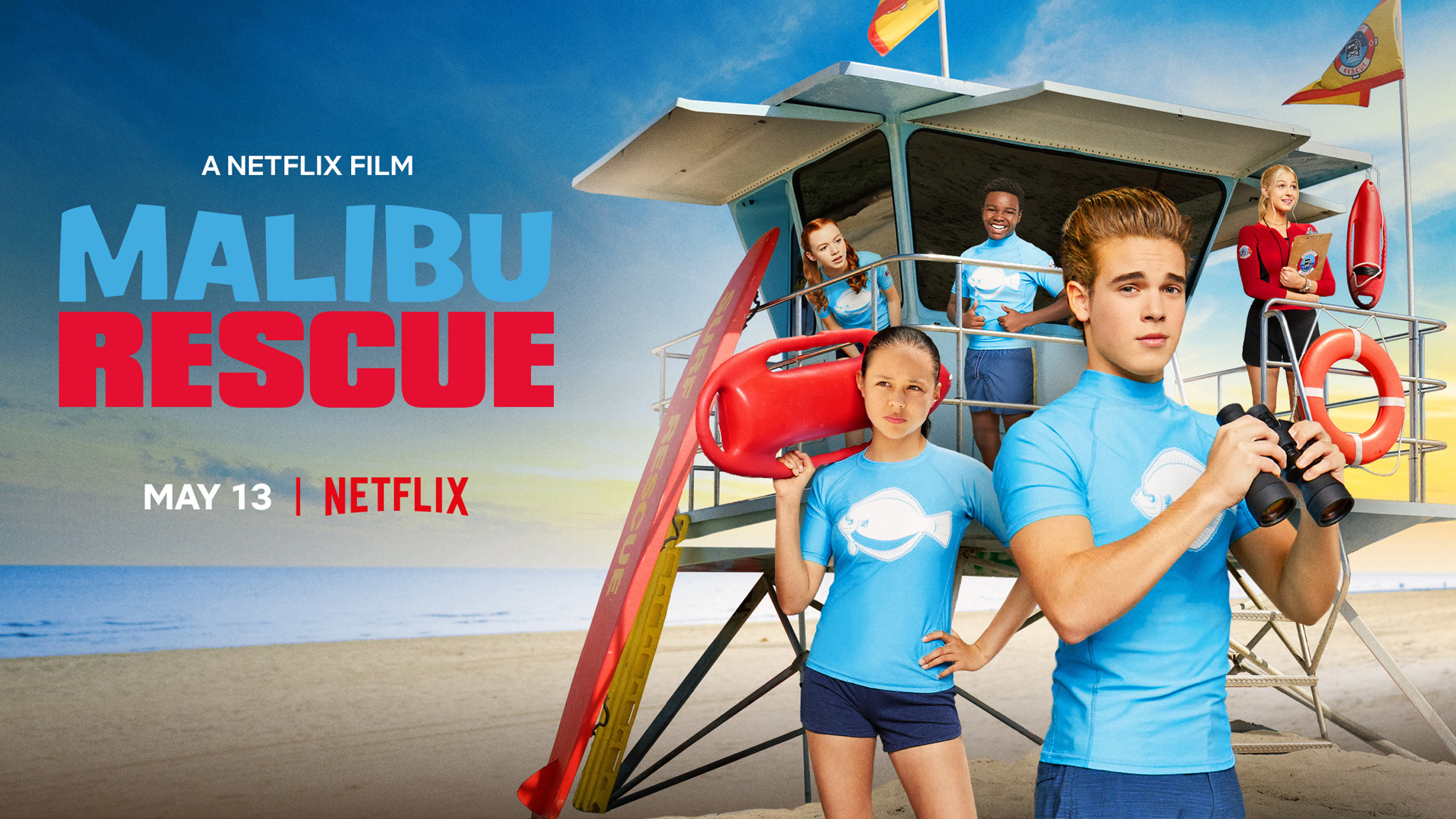 Mega Sized TV Poster Image for Malibu Rescue: The Movie 