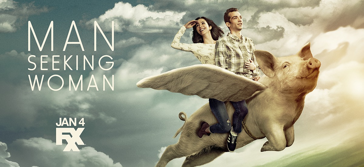 Extra Large TV Poster Image for Man Seeking Woman (#3 of 3)