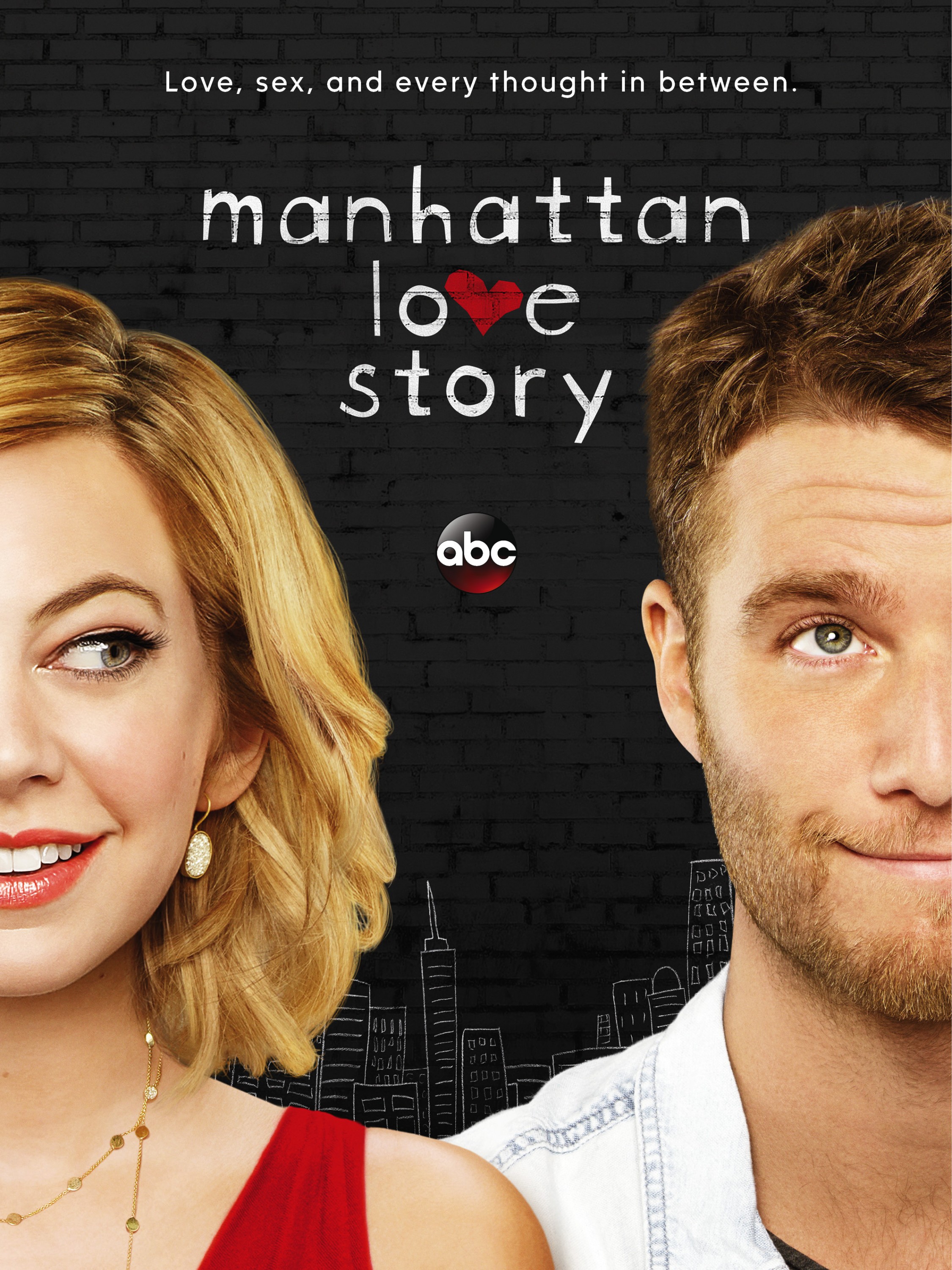 Mega Sized TV Poster Image for Manhattan Love Story 