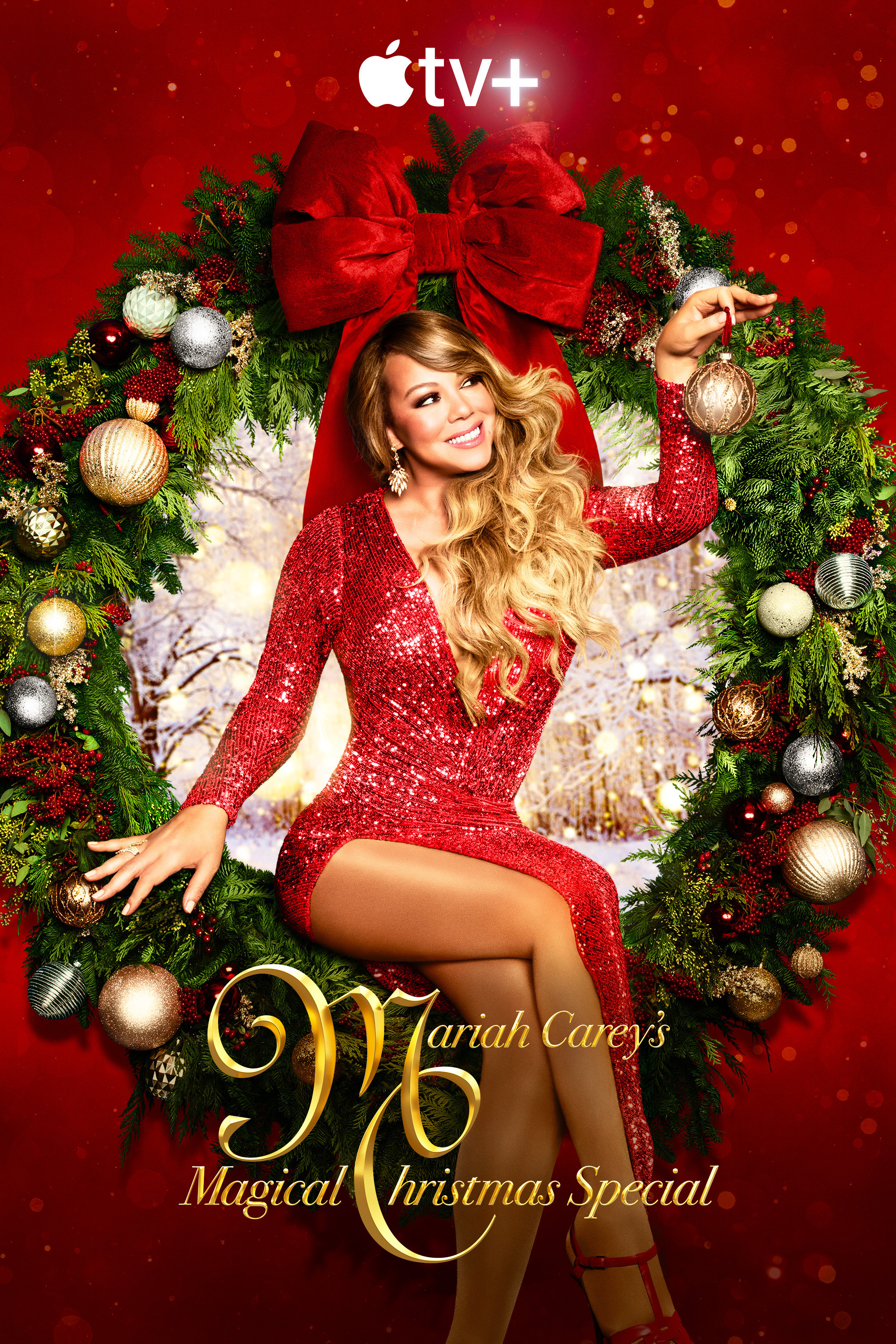 Mega Sized TV Poster Image for Mariah Carey's Magical Christmas Special 