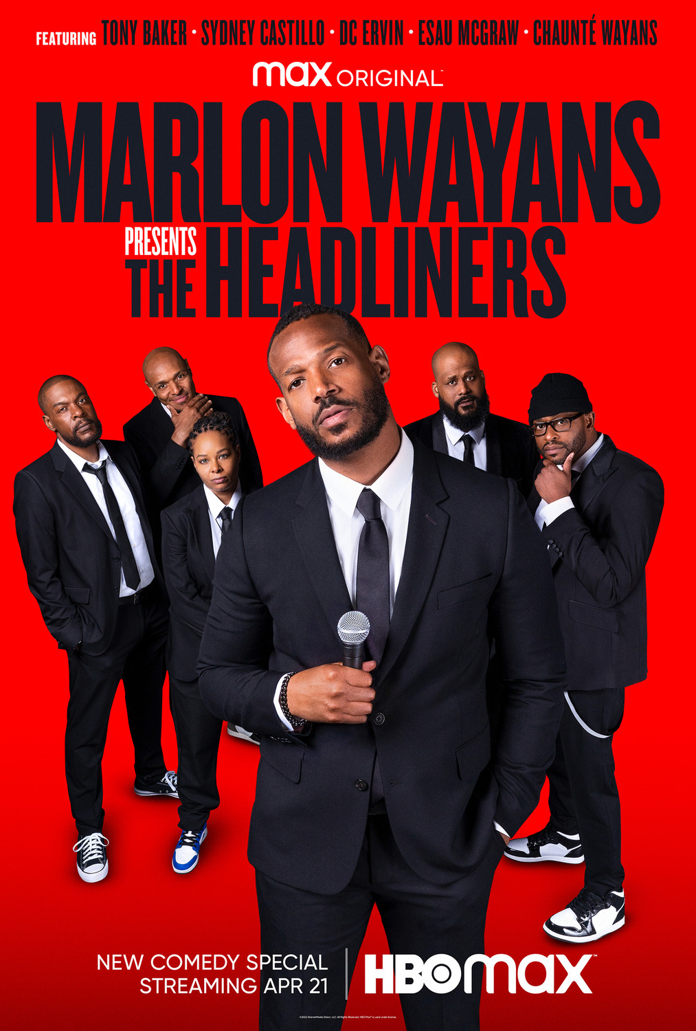 Extra Large TV Poster Image for Marlon Wayans Presents: The Headliners 