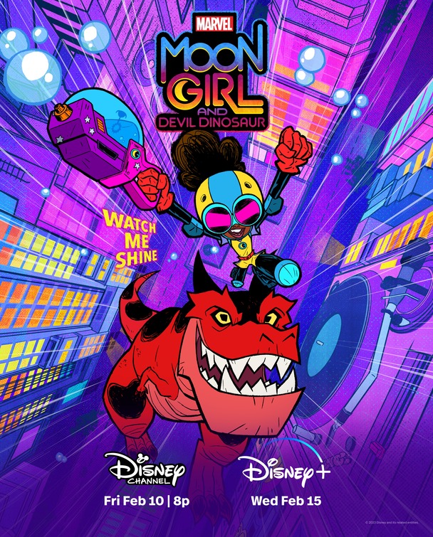 Marvel's Moon Girl and Devil Dinosaur Movie Poster