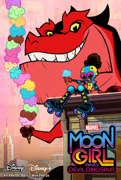 Marvel's Moon Girl and Devil Dinosaur Movie Poster