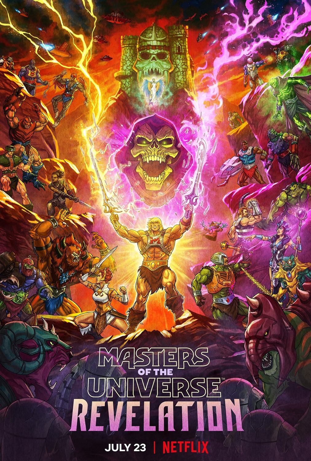 Extra Large TV Poster Image for Masters of the Universe: Revelation (#1 of 2)