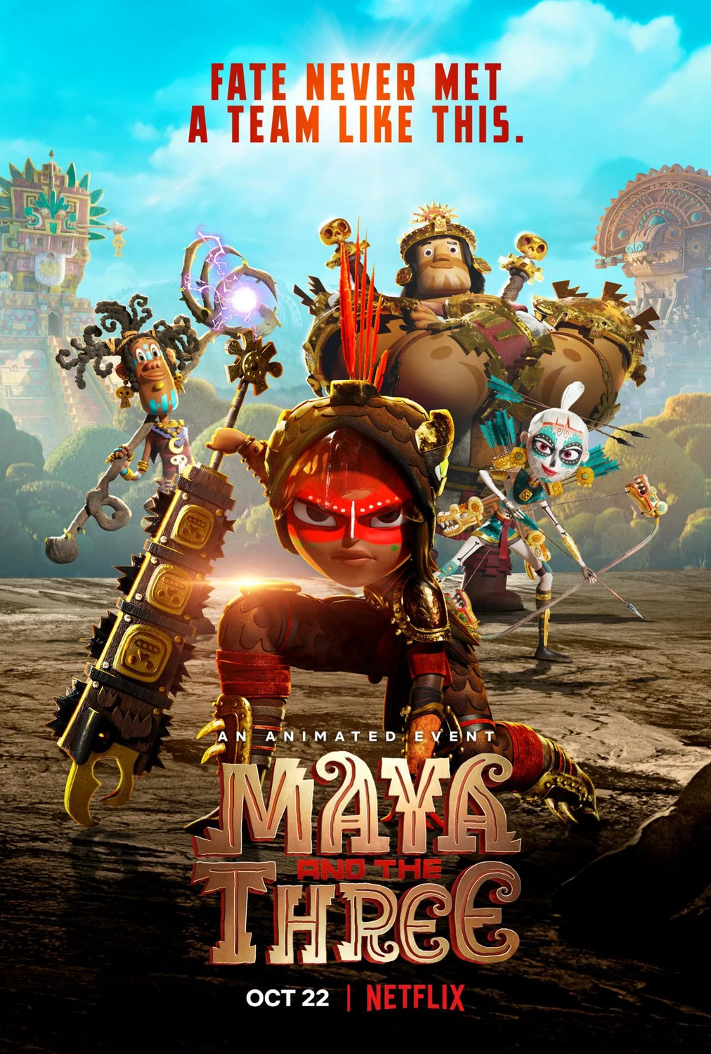 Extra Large TV Poster Image for Maya and the Three 