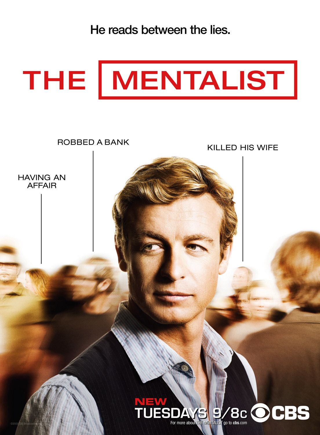 Extra Large TV Poster Image for The Mentalist (#1 of 3)