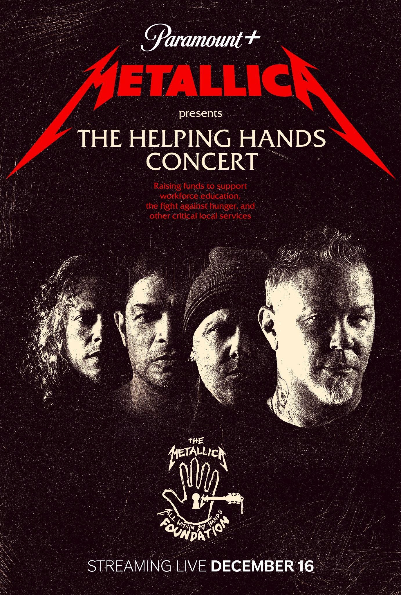 Mega Sized TV Poster Image for Metallica Presents: The Helping Hands Concert 