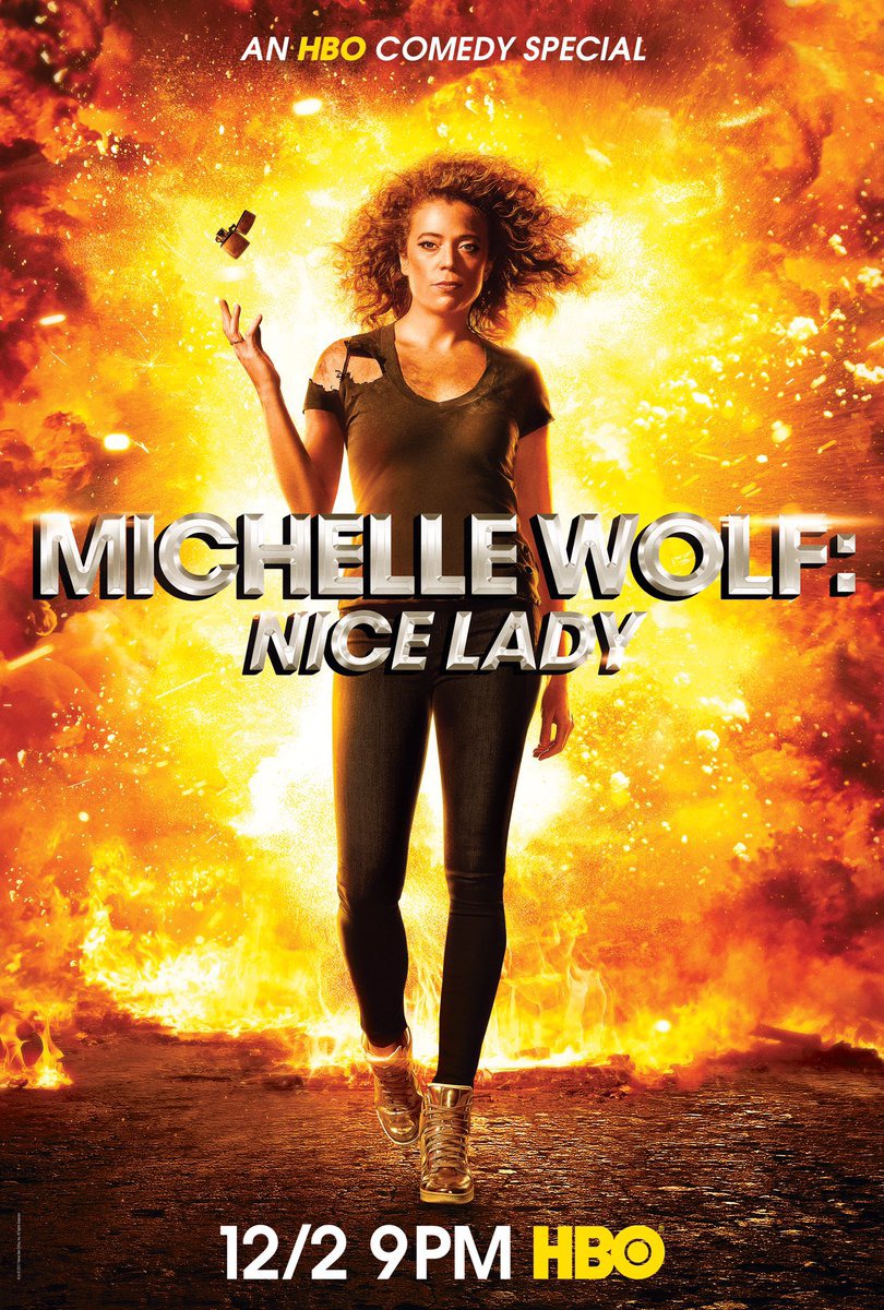Extra Large TV Poster Image for Michelle Wolf: Nice Lady 