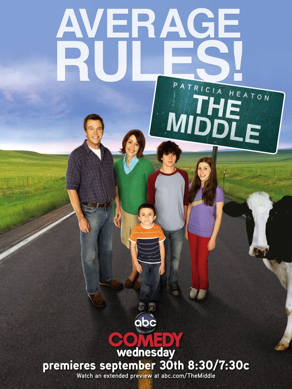 Extra Large TV Poster Image for The Middle (#1 of 12)