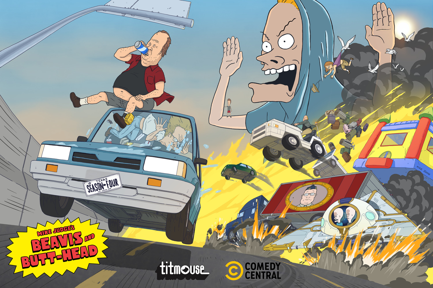 Extra Large TV Poster Image for Mike Judge's Beavis and Butt-Head (#3 of 3)