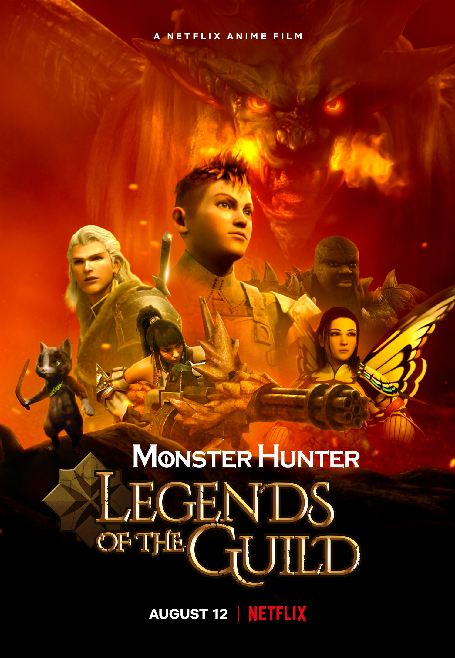 Mega Sized Movie Poster Image for Monster Hunter: Legends of the Guild 