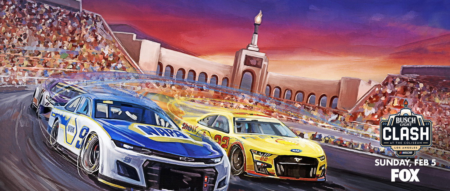 Extra Large TV Poster Image for NASCAR: Clash at the Coliseum (#3 of 3)