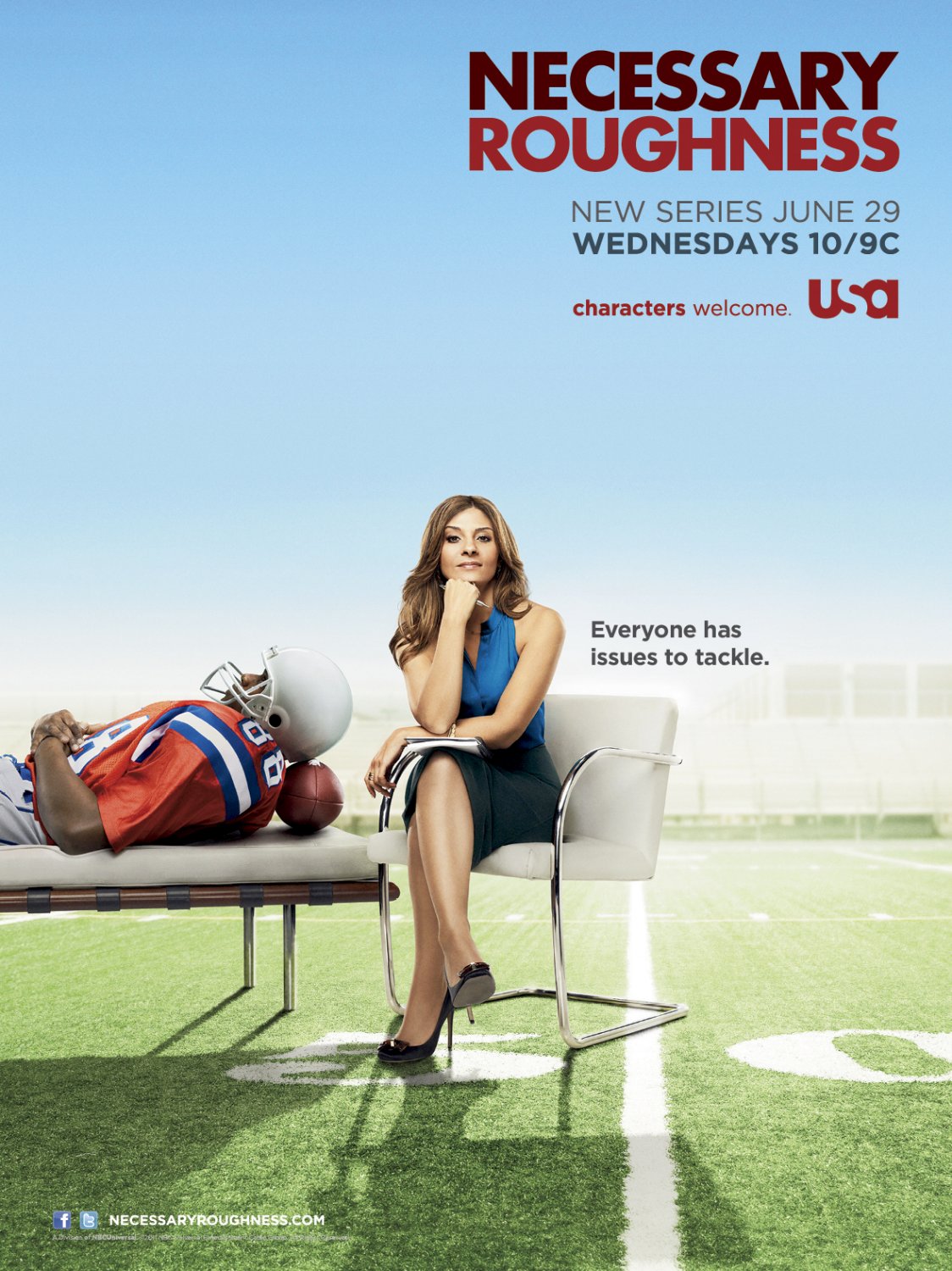 Extra Large TV Poster Image for Necessary Roughness (#1 of 3)