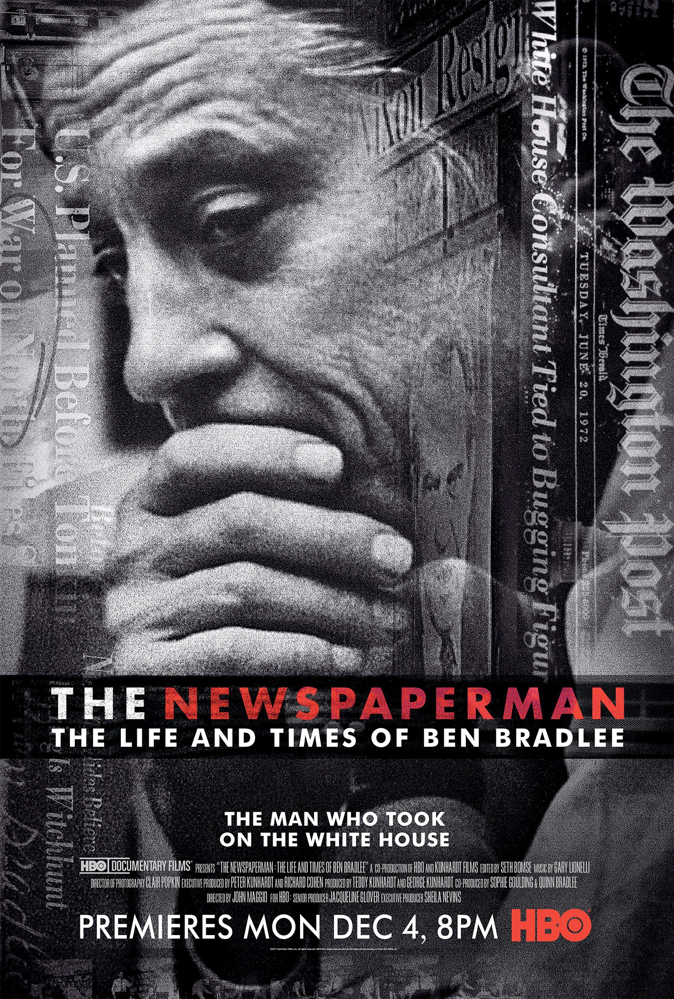 Mega Sized TV Poster Image for The Newspaperman: The Life and Times of Ben Bradlee 